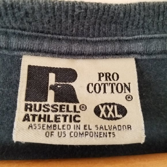 Russell Athletic Shirts Russell Athletic Pro Cotton Short Sleeve Tee Xxl Poshmark
